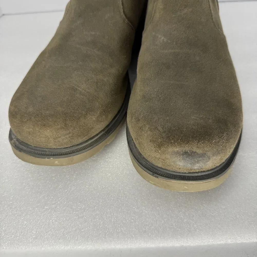 Sorel Chelsea Boots Mens Size 13 Brown Gray Suede Waterproof Winter NM4900-246